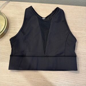 IVL Collective black sports bra with mesh inlay